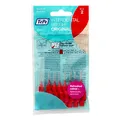 TePe Interdental Brush, Original, Red, 0.5 mm/ISO 2, 8pcs, plaque removal, efficient clean between the teeth, tooth floss, for narrow gaps