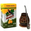 Yerba Mate Pajarito Menta Limon Set 500g Bombilla Calabash