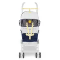 Maclaren Ace Buggy – Leicht, ultrakompakt. Mit einer Hand steuerbar, faltbar und tragbar. 6 Monate+. Erweitertes UPF50+/wasserdichtes Verdeck, 5-Punkte-Gurtsystem, Ablagekorb. Zubehör inklusive.