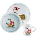 KAHLA 32D200A76644C Kids Kinderset 3tlg. Schatzpirat | 3 teiliges Kinder Set mit Piraten Dekor aus Porzellan