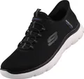 Skechers Slip-ins Summits High Range Herren Sneaker Schwarz/Weiß