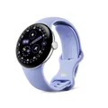 Google Pixel Watch 4 (41 mm) – Smartwatch Android Con Tracker per Fitness e benessere, e assistente virtuale Gemini – Aluminiumgehäuse in Polished Silver – Sportarmband in Iris – LTE