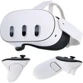 Meta VR-Brille Quest 3, All-in-One-Headset, 512GB, für PC, 4K-Auflösung, pro Auge 2064 x 2208 Pixel