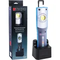 TECPO WERKSTATTLAMPE 800 LUMEN COB LED AKKU LAMPE MIT FARBANPASSUNG COLOUR MATCH