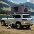 VEVOR Zelt Dachzelt Auto ABS-Hartschale für 2–3 Personen, Hartschalen-Dachzelt mit Teleskopleiter, dicker Matratze, wasserdichte winddichte Dachzelte mit UV-Schutz für Jeep SUV Van Pickup
