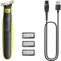 Philips Barttrimmer One Blade 360 Grün - QP2724/23 - Grau/Limette