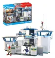 PLAYMOBIL | City Action | Polizei-Kommandozentrale | Polizei-Spielzeug | Abenteuer-Spielzeug für Kinder ab 4 Jahren | Fördert Rollenspiele & Kreativität | Mit Spielfiguren & Zubehör | 71873