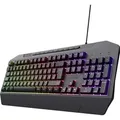 Trust Gaming GXT 836 Evocx Gaming Tastatur mit Deutsches QWERTZ Layout, 78% Recyclingkunststoff, RGB-Beleuchtung, Anti-Ghosting, Medientasten, Gami... - Schwarz