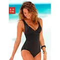 LASCANA Badeanzug mit toller Rückenlösung und Shaping-Effekt schwarz 36