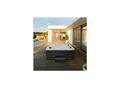 HOME DELUXE Outdoor Whirlpool mit Treppe und Thermoabdeckung SUNSET - 220 x 156 cm für 3 Personen