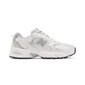 New Balance Unisex. MR530 Schuhe 530 grau (44), Weiß, Silber, Wohnung, Schnürsenkel, Lässig, Sportlich, Laufen