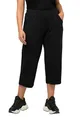 Ulla Popken Damen große Größen 7/8 Hose, Schwarz (Schwarz 10), 42/44