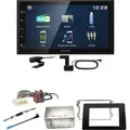 Kenwood DMX129DAB DAB+ Bluetooth USB Einbauset für Opel Movano ab 2019