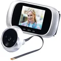 Somikon Türspion Kameras: Digitale Türspion-Kamera mit 7,1-cm-Farbdisplay (2,8") und Nachtsicht (Digitaler Türspion ohne Bohren, Haustürkamera, Mini Überwachungskamera)