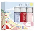 Essie Nagellackset für farbintensive Fingernägel, Nr. 13 mademoiselle, Nr. 63 too too hot, Nr. 374 saltwater happy - 15 ml