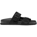Geox Herren U PARNAIBA A Sandal, Black, 41 EU