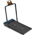 Sportstech 2in1-Laufband sWalk Lite Plus, Platzsparendes Walking Pad, mit manueller Steigung, bis 6 km/h, Treadmill bis 12km/h, App Kompatibel, Fernbedienung, kompakt, LED, ideal für Zuhause