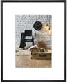 Kunststoffrahmen Sevilla 21x29,7 cm schwarz