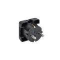 Bachmann - Schutzkontaktstecker Flächenstecker 911.170 sw, Winkel