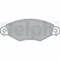 1x Bremsbelagsatz, Scheibenbremse DELPHI LP1617 passend für PEUGEOT