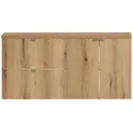 Doppelwaschtisch 120cm, Eiche, NEWPORT-56-OAK