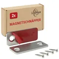 LouMaxx Türmagnet selbstklebend - Tür Magnet 8 kg Haltekraft - 2er Set