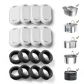 PETLIBRO Katzenbrunnen Filter 8er Pack, 8 Stück Filter für Katzenbrunnen Edelstahl, Dreifach-Filterung Filter für Trinkbrunnen für Katzen und Hunde