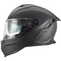 APEX FI200 Solid schwarz matt Integralhelm ECE 22.06 mit Sonnenblende S 55/56