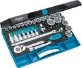 HAZET Steckschlüsselsatz 12,5mm 1/2 Zoll Pozidriv Kreuzschlitz TORX 44-teilig 95