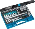 HAZET STECKSCHLÜSSEL SATZ - 1/2" PZ, PH,SECHSKANT, TORX® -44-TLG.