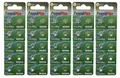 50x AG0 Alkaline Knopfzelle PM 379 119SG0 SR63 GP379 LR521 D379 SR521W 1,5 V