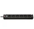 Brennenstuhl 1150650316 - 3 m - 6 AC-Ausgänge - Indoor - Schwarz - 400 mm