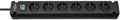 BRENNENSTUHL H05VV-F 3G1,5 Bremounta 6-fach, schwarz, 3m #30725279