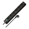 Bremounta Steckdosenleiste 6-fach schwarz 3m H05VV-F 3G1,5