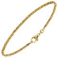 1,8mm Armband Königskette aus 333 Gold Gelbgold 18,5cm Armschmuck Armkette
