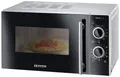 Severin MW 7771 Mikrowelle Schwarz/Silber 700W Grillfunktion, Timerfunktion