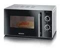 SEVERIN MW 7771 Mikrowelle - 700 W, 20 Liter, silber/schwarz