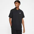 Nike Herren Sportswear Polo Poloshirt, Black/White, S