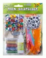 folia 12420 - Deko-Mix Bastelset, 600 Teile, sortiert, bestehend aus Schmuckstei