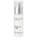Santaverde / age protect cream / Anti-Aging Gesichtscreme / regenerierend / glättend / feuchtigkeitsspendend / festigt die Hautstruktur / mildert Pigmentflecken / für anspruchsvolle & sensible Haut / reiner Aloe Vera Saft / eigener, kontrolliert biologischer Anbau / Gesicht & Dekolleté / Unisex / 100 % vegan / 30 ml