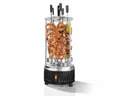 @tec Tischgrill BBQ Vertikalgrill 900W, Edelstahl BBQ Elektro Tisch Rund Grill für Fleisch-, Garnelen-Spieße
