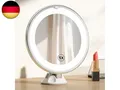 EMKE Tischspiegel mit Beleuchtung mit 5 Fach Vergrößerungsspiegel, LED S