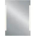 Boxxx Leuchtspiegel, Klar, Glas, rechteckig, 50x70x4 cm, senkrecht montierbar, Spiegel, Schminkspiegel