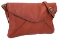 Gusti Umhängetasche Leder - Karisma Damen Handtasche Ledertasche Vintage braun Leder