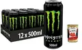 48x Monster Energy - koffeinhaltiger Energy Drink mit klassischem Energy-Geschmack 500ml + Italian Gourmet polpa 400g