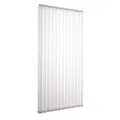 Ventanara® Lamellenvorhang 100 x 180 cm weiß Vertikaljalousie 89mm inkl. Montagematerial