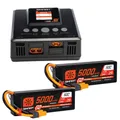 Spektrum Smart Powerstage 4S Bundle mit 2x50W Ladegerät und 2x 5000mAh RC-Fernsteuerung