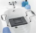 Wenko Wenselaar GmbH &Co KG Badewannensitz Secura Silber-Anthrazit 1 Stück -
