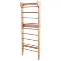 Physionics® Sprossenwand - bis 100kg,  aus Holz - Kletterwand, Indoor Kletterger