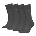 PUMA Herren Business Socken Strümpfe Classic Socks 2 Paar, Farbe:Grau, Größe:47-49, Artikel:-201 anthracite